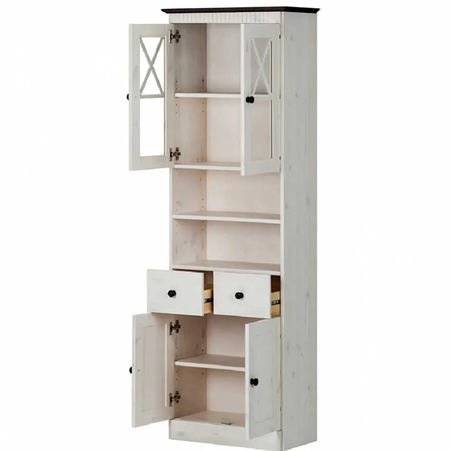 Bad Hochschrank im Landhausstil - Fabrisanco Schränke