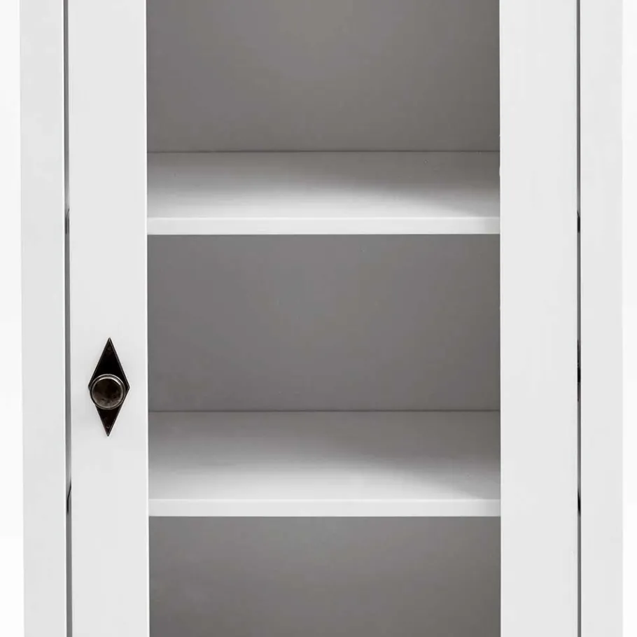 Badschrank mit Glastür im Landhausstil - Sibiuta Vitrinen