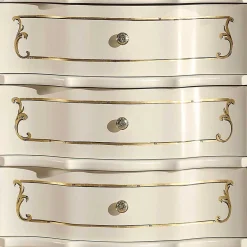 Barock Hochkommode mit fünf Schubladen - Datalera Kommoden