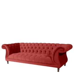Best Barock Wohnzimmersofa in Ziegelrot - Henissa Sofas