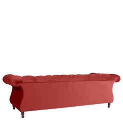 Best Barock Wohnzimmersofa in Ziegelrot - Henissa Sofas