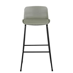 Barstuhl in Grau und Schwarz - Cavanna (2er Set) Hocker