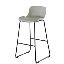 Barstuhl in Grau und Schwarz - Cavanna (2er Set) Hocker