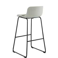 Barstuhl in Grau und Schwarz - Cavanna (2er Set) Hocker