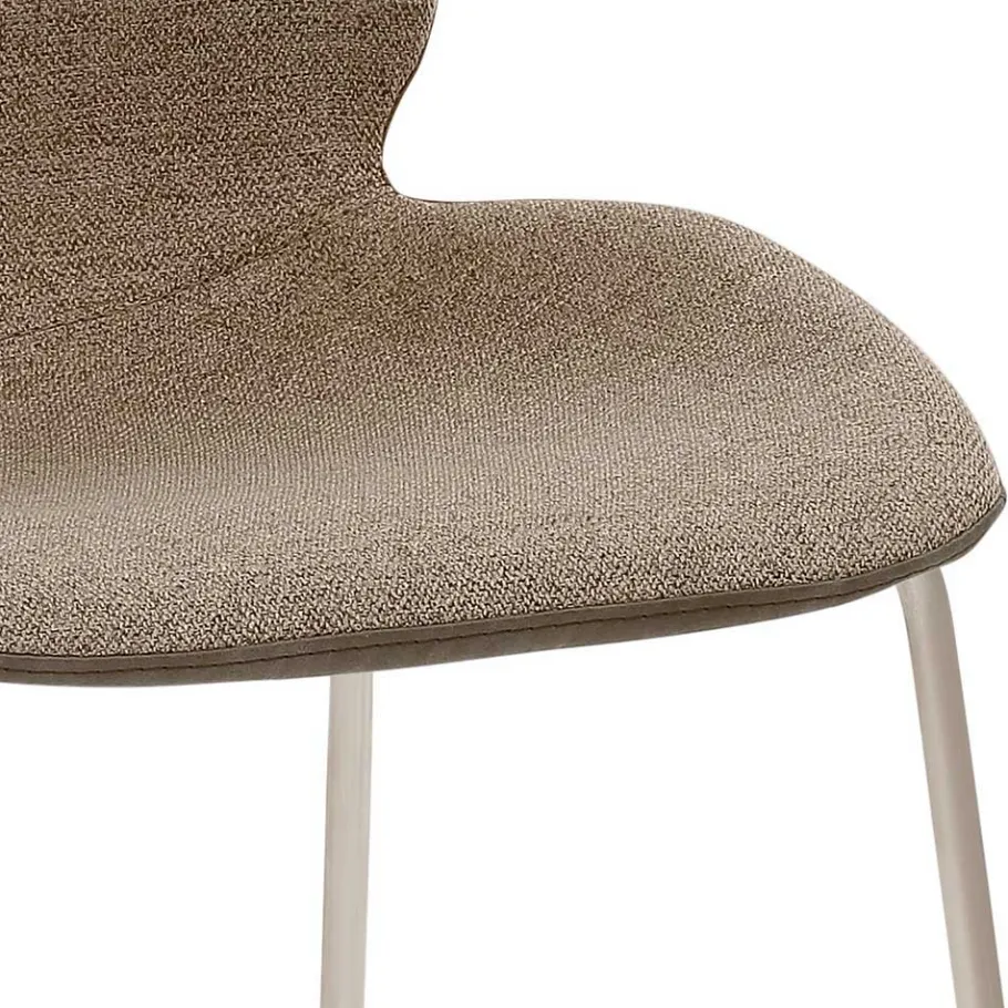 Barstuhl in Schlammfarben & Beige - Baltimoore Hocker