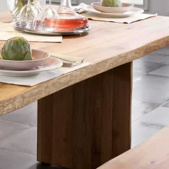 Online Baumesstisch aus Wildeiche Massivholz - Cantinos Tische