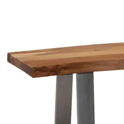 New Baumkanten Essbank aus Akazie Massivholz - Yukon Sitzbank