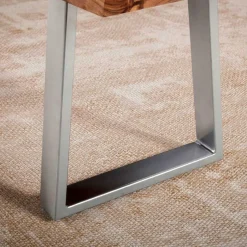 New Baumkanten Essbank aus Akazie Massivholz - Yukon Sitzbank