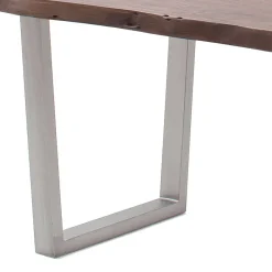 Baumkanten-Tisch in Walnuss Braun - Bennetto Tische