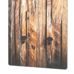 Bedruckte Garderobe im Vintage Holz Dekor - Cuyano Garderoben