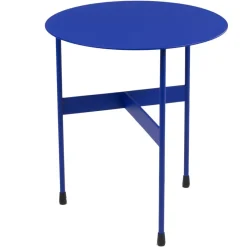 New Beistelltisch aus Stahl in Blau - Veneera Tische