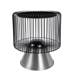 Best Beistelltisch in Schwarz Marmorplatte - Davork Tische