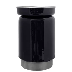 Outlet Beistelltisch in Silber mit Anthrazit - Gulia Tische