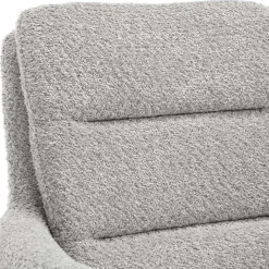 Best Boucle Armlehnenstuhl in Grau - Lulumo (2er Set) Stühle