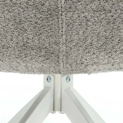 Best Boucle Armlehnenstuhl in Grau - Lulumo (2er Set) Stühle