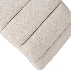 Sale Boucle Design Bank in Beigegrau - Porian Sitzbank