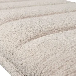 Sale Boucle Design Bank in Beigegrau - Porian Sitzbank