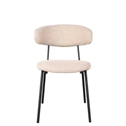 Best Boucle Polsterstuhl in Beigegrau - Flair (2er Set) Stühle