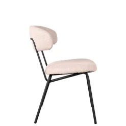 Best Boucle Polsterstuhl in Beigegrau - Flair (2er Set) Stühle