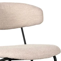 Best Boucle Polsterstuhl in Beigegrau - Flair (2er Set) Stühle