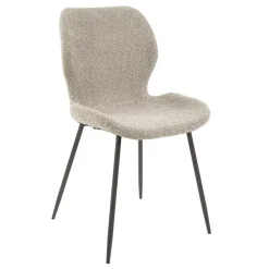 New Boucle Schalenstühle in Beige - Dirava (4er Set) Stühle