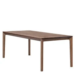 Online Brauner Esszimmertisch aus Nussbaum Holz - Caceres Tische