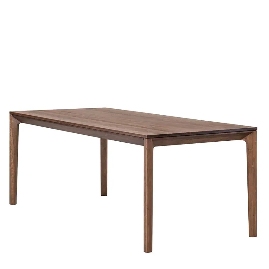 Online Brauner Esszimmertisch aus Nussbaum Holz - Caceres Tische