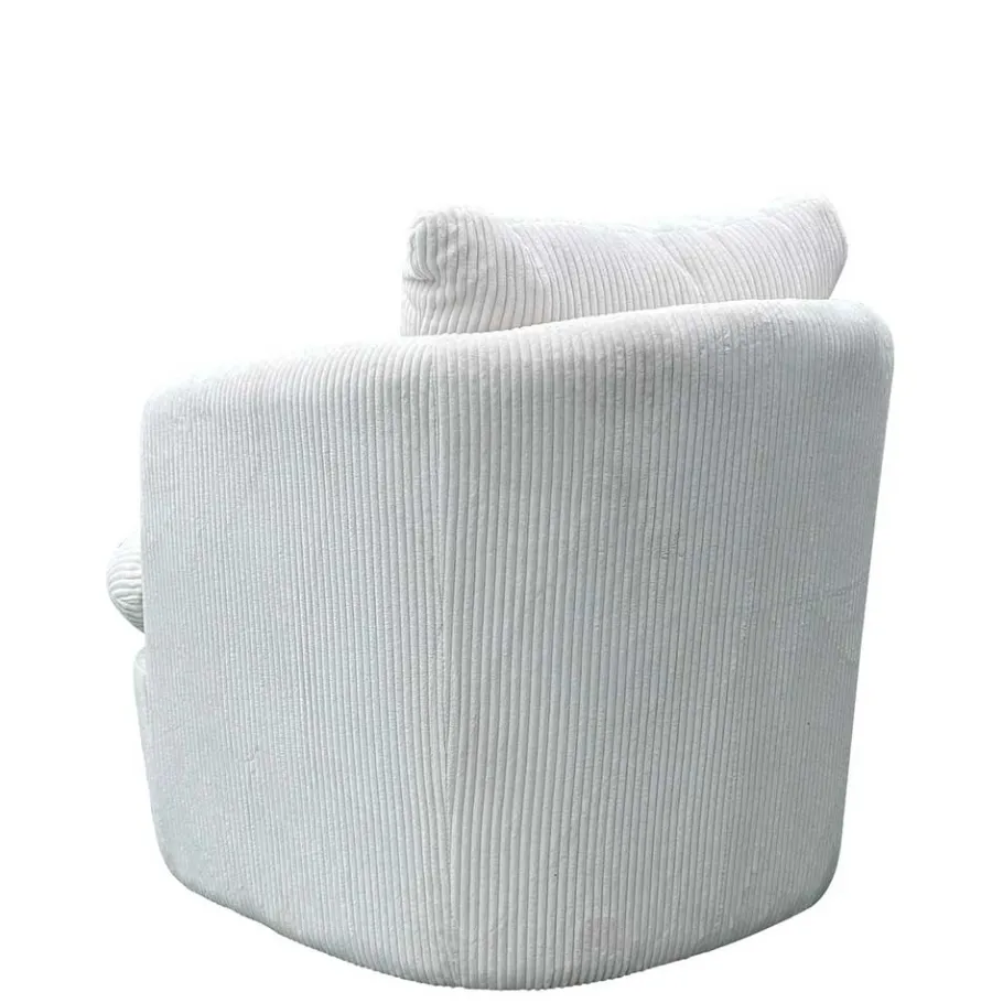 Best Breitcord Sessel in Offwhite - Fenturam Sessel