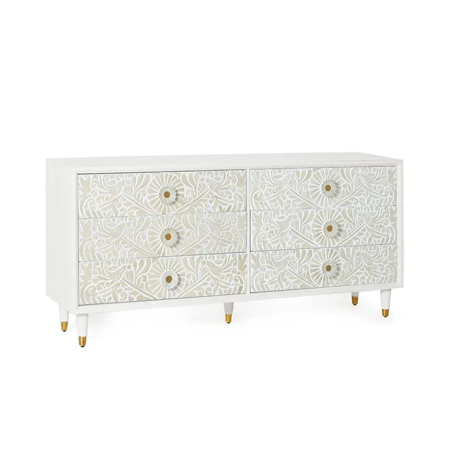 Best Breite Kommode mit sechs Schubladen - Triboot Sideboards