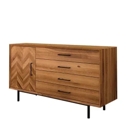 Sale Breite Kommode mit vier Schubladen & Tür - Kerfa Sideboards
