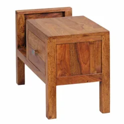 Sale Breite Nachtkommode Hoslo mit Schublade und offener Ablage 60cm Kommoden