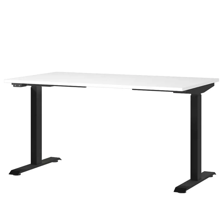 Online Bürotisch in Weiß und Schwarz - Joina Tische
