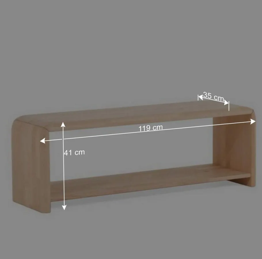 Clearance Buche Bettbank Pogamo aus Massivholz natur geölt Sitzbank