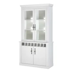 Sale Buffet Vitrine in weißer Holzoptik Pinie - Liancos Kommoden|Vitrinen