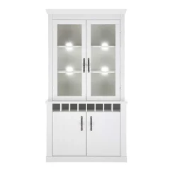 Sale Buffet Vitrine in weißer Holzoptik Pinie - Liancos Kommoden|Vitrinen