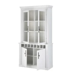 Sale Buffet Vitrine in weißer Holzoptik Pinie - Liancos Kommoden|Vitrinen