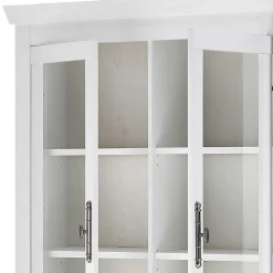 Sale Buffet Vitrine in weißer Holzoptik Pinie - Liancos Kommoden|Vitrinen