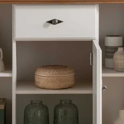 Sale Buffetschrank in Weiß & Eichefarben - Henry Kommoden