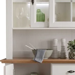 Sale Buffetschrank in Weiß & Eichefarben - Henry Kommoden