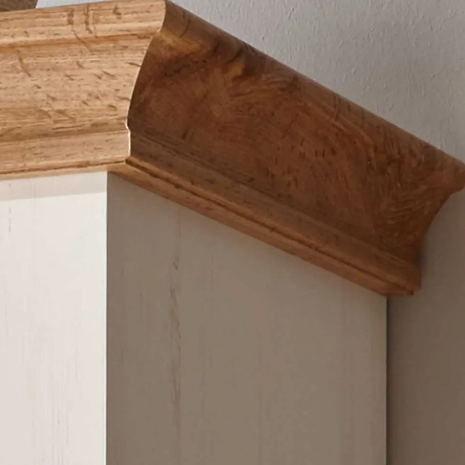 Clearance 367cm Landhaus Anbauwand Set - Diatara (vierteilig) Wohnwände