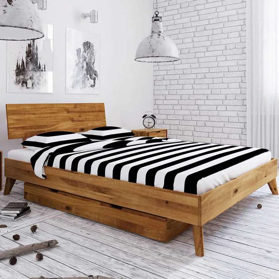 190cm langes Doppelbett mit Schubkästen - Eavy Betten