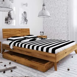 190cm langes Doppelbett mit Schubkästen - Eavy Betten