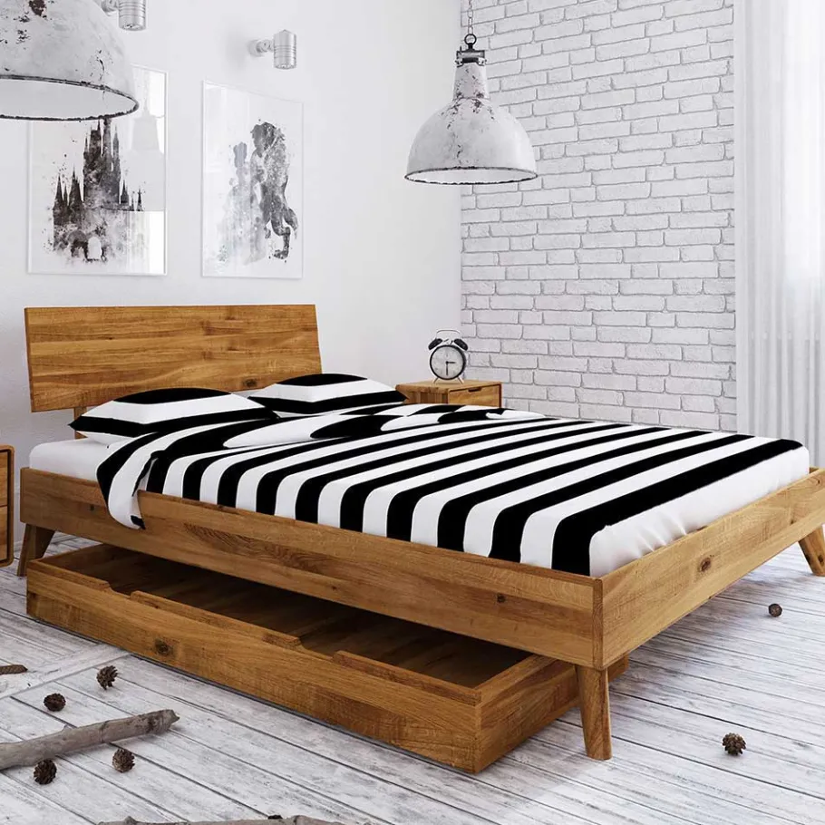 190cm langes Doppelbett mit Schubkästen - Eavy Betten