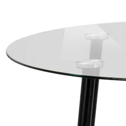 Outlet 100cm runder Glastisch fürs Esszimmer - Cellon Tische