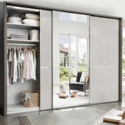 Sale 250cm Schlafzimmer Schrank 3-türig - Bassi Kleiderschränke|Schränke