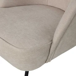 Best Cocktailsessel in Beige mit Schwarz - Lafronda Sessel