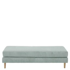 Best Cord Couchhocker in Silbergrau - Sectian Hocker