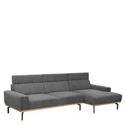 Best Cord L-Sofa mit verstellbarer Rückenhöhe - Jaypur Sofas
