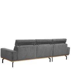 Best Cord L-Sofa mit verstellbarer Rückenhöhe - Jaypur Sofas