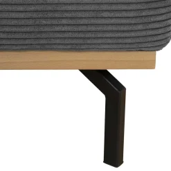 Best Cord L-Sofa mit verstellbarer Rückenhöhe - Jaypur Sofas